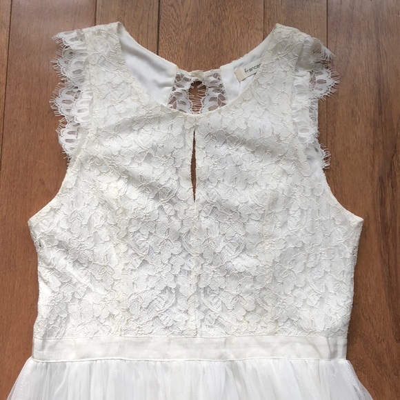 Francescas medium cream lace tulle dress - Picture 4 of 8